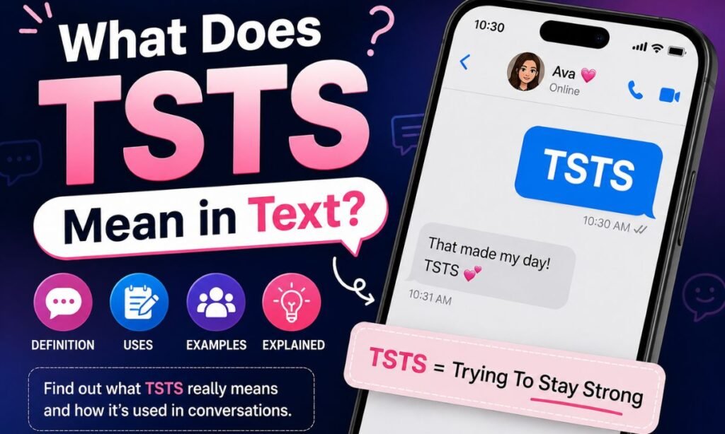 TSTS Mean in Text