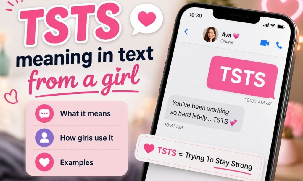 TSTS meaning in text from a girl