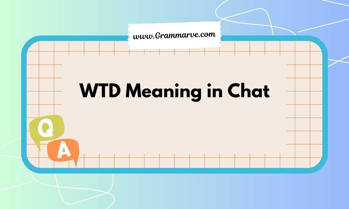 WTD Meaning in Chat
